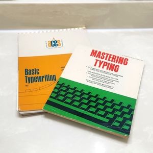 Master Typing Book, 1957 and Basic Typewriting Book 1968